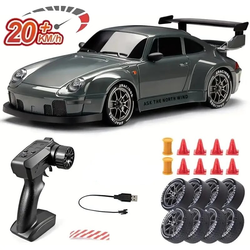RC 帮Ʈ ڵ 4WD  Ǯ  1:24 ̴ RC ̽ ī  2.4G  20KM/H  RC ڵ ο  峭 